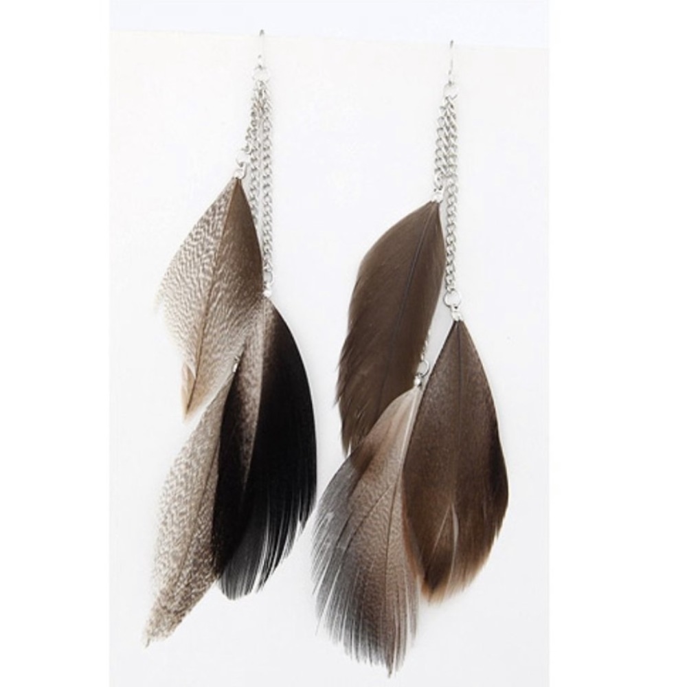Boho Earth Toned Dangle Earrings